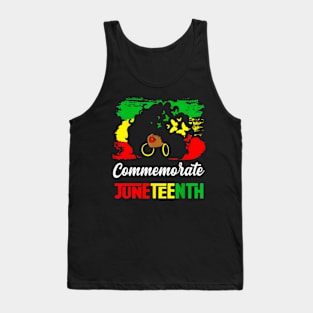 Juneteenth Afro Woman Black Queen African American Tank Top